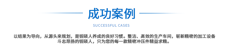 冲压件,成功案例